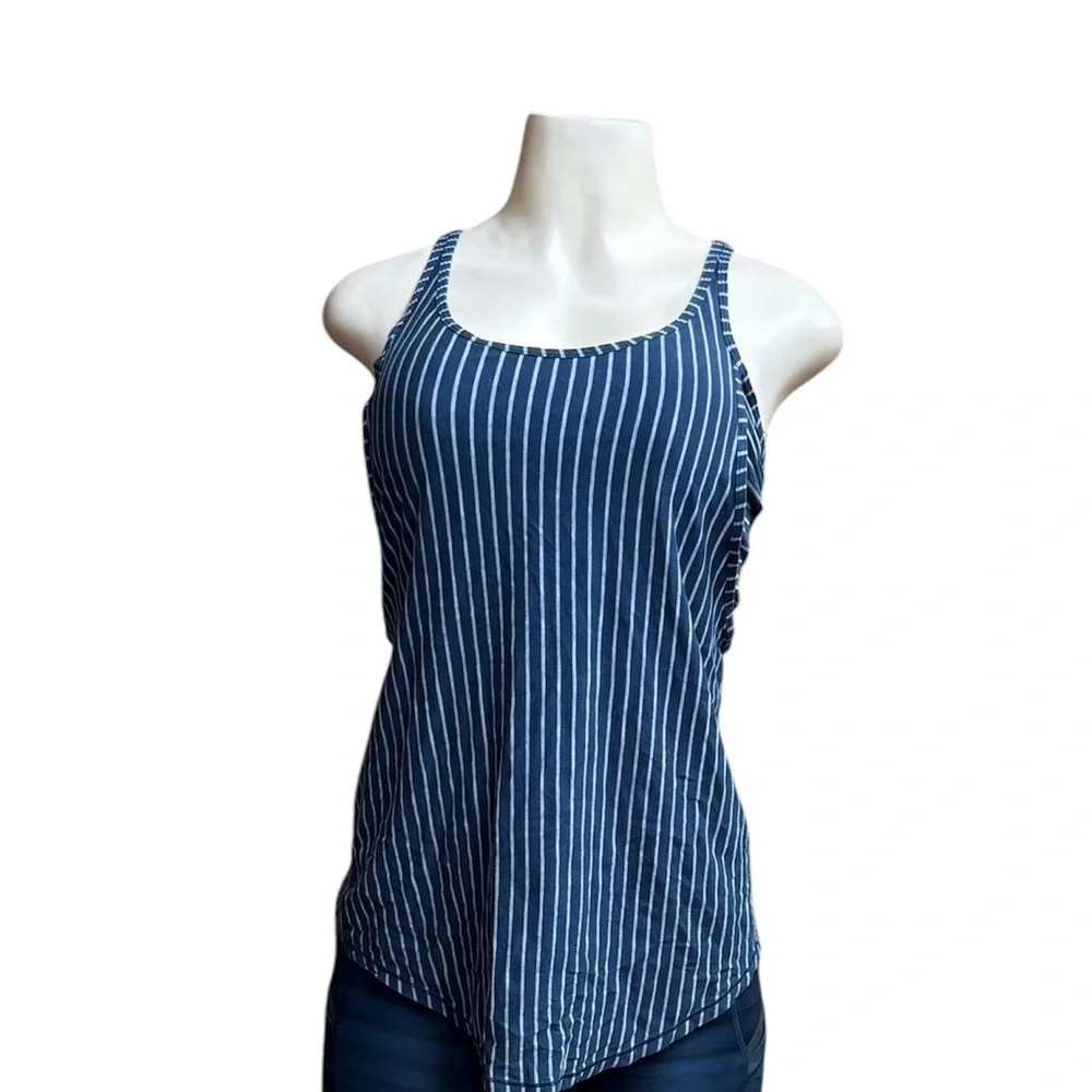 Lululemon Athletica . Asymmetrical Blue Tank Top